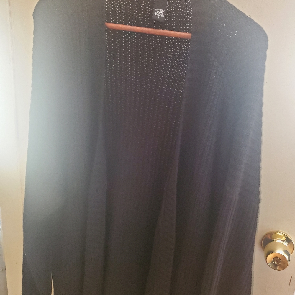 Black side lacing girls cardigan hot topic